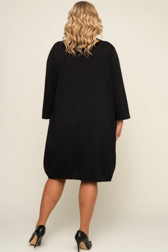 Polski Czarna Sukienka BALIN