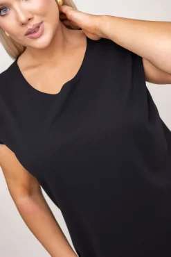 Polski Czarna Sukienka CARBONA