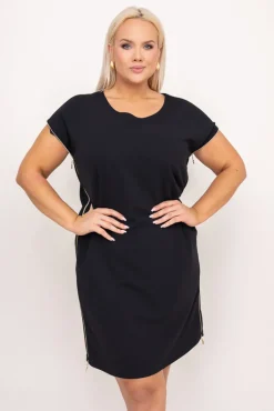 Polski Czarna Sukienka CARBONA