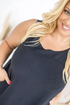 Polski Czarna Sukienka ERVI