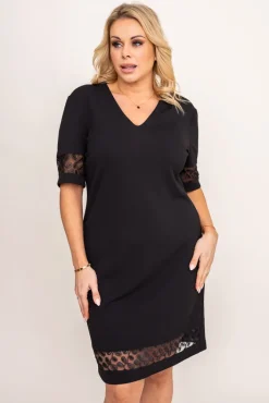 Polski Czarna Sukienka FEMINA