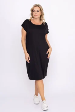 Polski Czarna Sukienka KAYANO