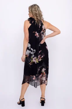 Włoski Czarna Sukienka LOPEZA