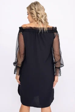 Polski Czarna Sukienka MADAME Wzór 2