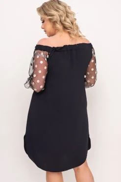 Polski Czarna Sukienka MADAME Wzór 1