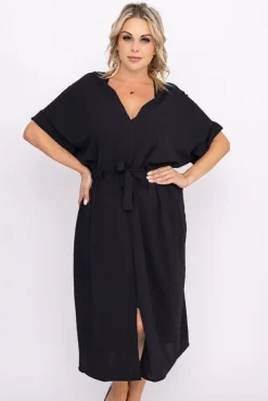 Polski Czarna Sukienka MICHIGAN