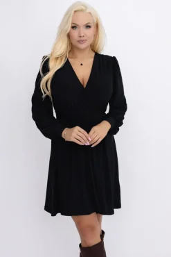 Polski Czarna Sukienka NORENTI