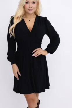 Polski Czarna Sukienka NORENTI