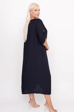Polski Czarna Sukienka RAYLE