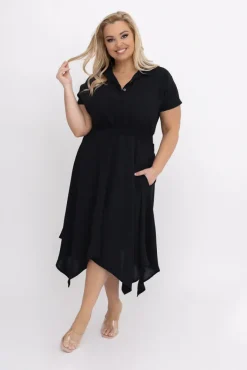 Polski Czarna Sukienka WENTARI