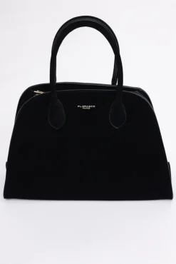 Damskie Polski Czarna Torebka zamszowa YENELI