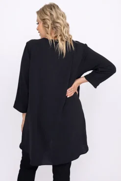 Damskie Polski Czarna Tunika CENZA