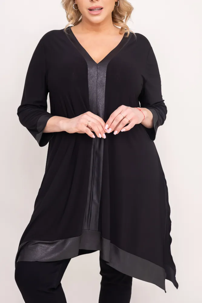 Damskie Polski Czarna Tunika GIDAS