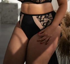 Polski Czarne Figi VENUS Wysoki Stan