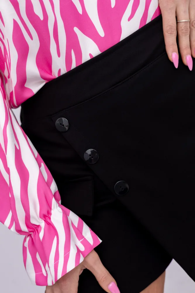 Damskie Polski Czarne Spodenki BERTIGO