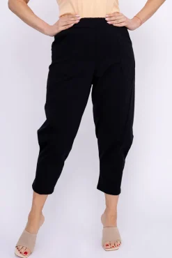 Damskie Włoski Czarne Spodnie 7/8 BARTISIA