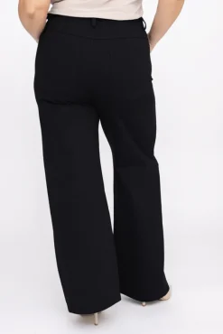 Damskie Włoski Czarne Spodnie BENERDI