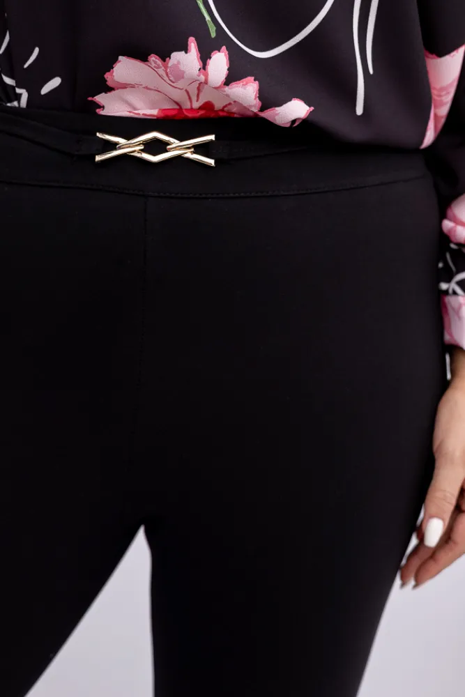 Damskie Polski Czarne Spodnie GERSI