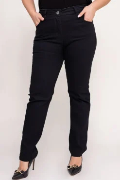 Damskie Czarne Spodnie Jeansowe PAXI