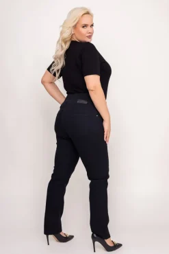 Damskie Czarne Spodnie Jeansowe PAXI