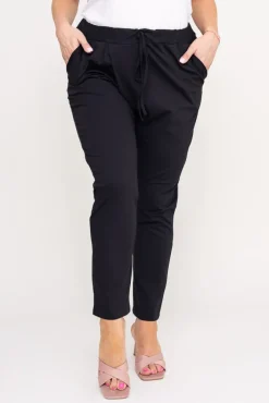 Damskie Polski Czarne Spodnie LOTARIO