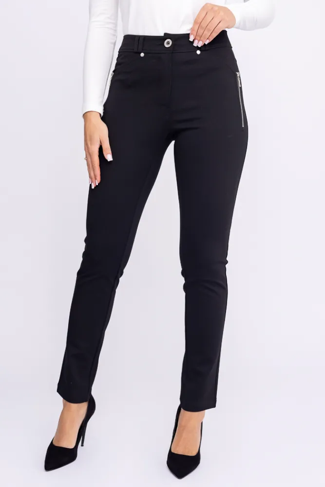 Damskie Polski Czarne Spodnie NUTREO