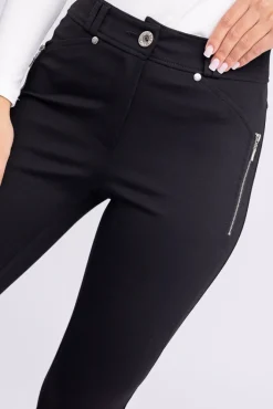 Damskie Polski Czarne Spodnie NUTREO