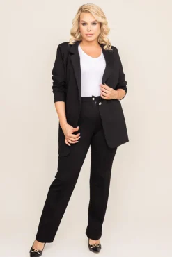 Damskie Polski Czarne Spodnie PUNTURI