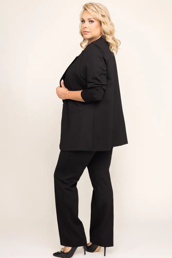 Damskie Polski Czarne Spodnie PUNTURI