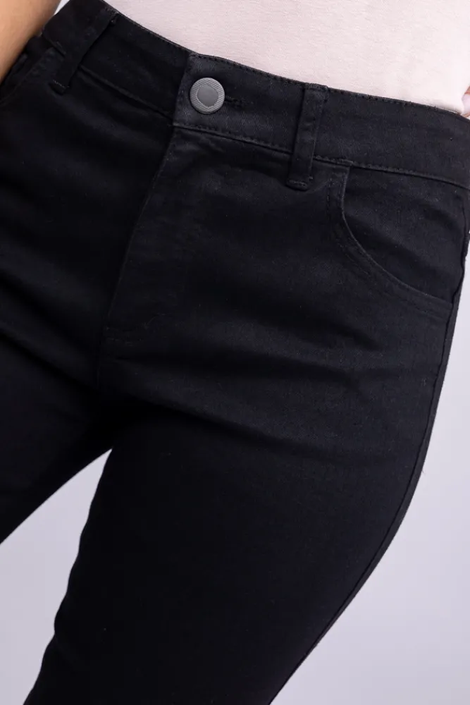 Damskie Polski Czarne Spodnie SONTI 7/8