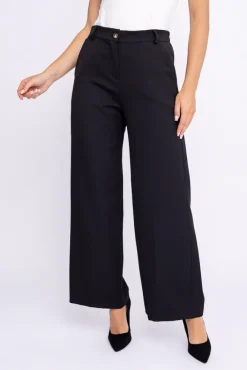 Damskie Włoski Czarne Spodnie szwedy ONTARIO