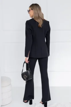 Damskie Polski Czarne Spodnie VELYNORE