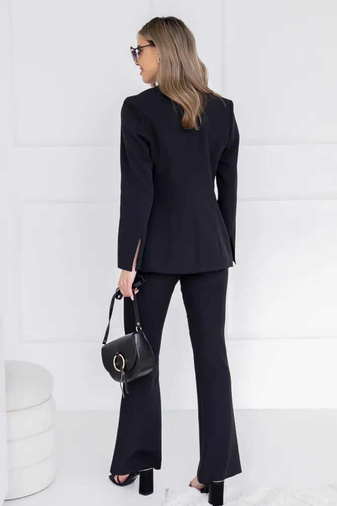 Damskie Polski Czarne Spodnie VELYNORE