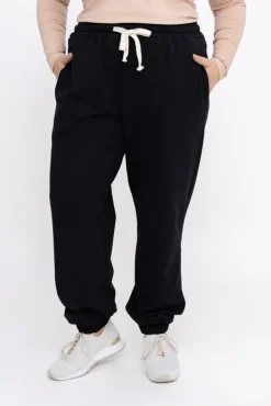 Damskie Włoski Czarne Spodnie ZELIEN