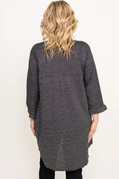 Damskie Polski Czarno-srebrna Bluzka brokatowa ONDI