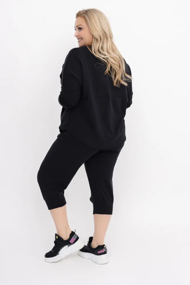 Damskie Włoski Czarny Dres SIADORI