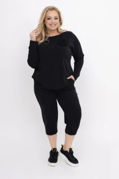 Damskie Włoski Czarny Dres SIADORI