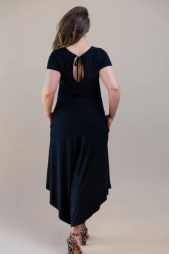 Damskie Włoski Czarny kombinezon ARABIS