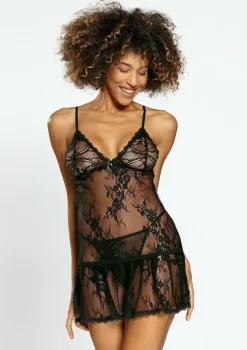 Polski Czarny Komplet koronkowy ANASTAZJA