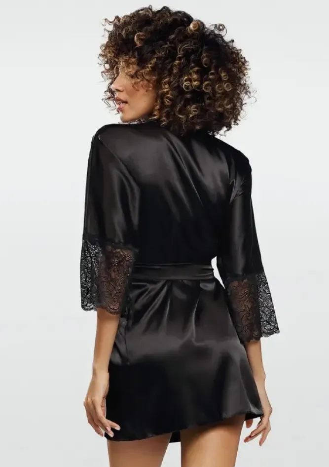 Polski Szlafrok satynowy JUDYTA