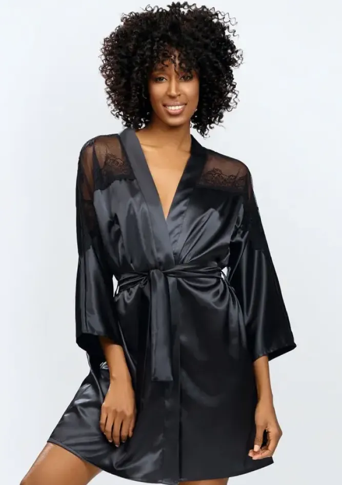 Polski Szlafrok satynowy FEMI