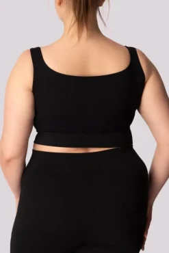 Damskie Polski Top prążkowany RIBBED