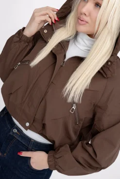 Damskie Czekoladowa Kurtka ASNEL