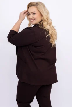 Damskie Polski Czekoladowa Marynarka BAKIOLA