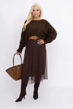 Damskie Polski Czekoladowa Torebka BUSTORI