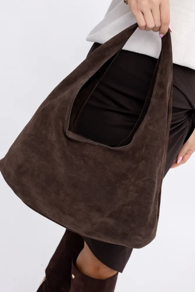 Damskie Polski Czekoladowa Torebka skórzana FAKTORI