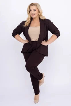 Damskie Polski Czekoladowy Garnitur BAKIOLA