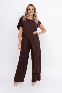 Damskie Polski Czekoladowy Komplet RIVELI