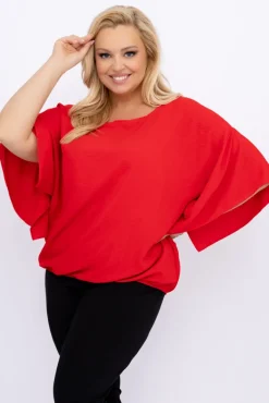 Damskie Polski Czerwona Bluzka ETERNAL