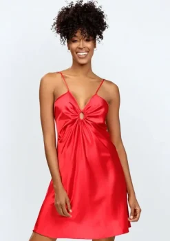 Polski Czerwona Halka satynowa KAMARIA